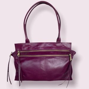 HOBO “Seeker” shoulder bag in Eggplant